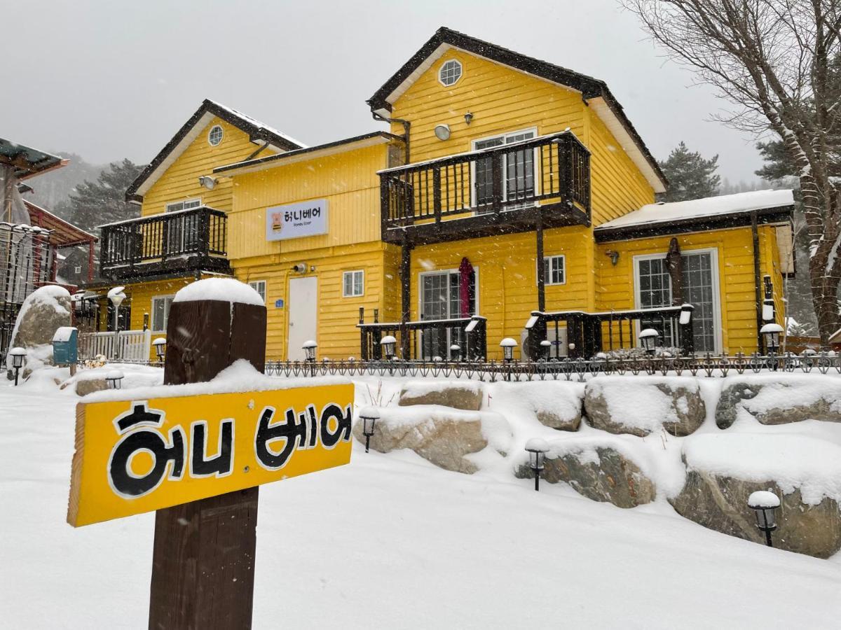 Honey Bear Pension Pyeongchang Exterior foto